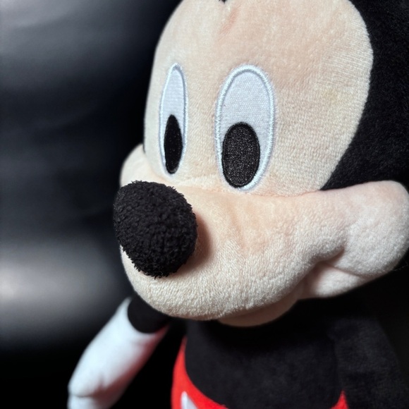 Walt Disney’s Mickey Mouse Plush 16” when standing. Yellow black white red - Picture 2 of 6